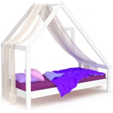 Дитяче ліжко SportBaby біле 80х190